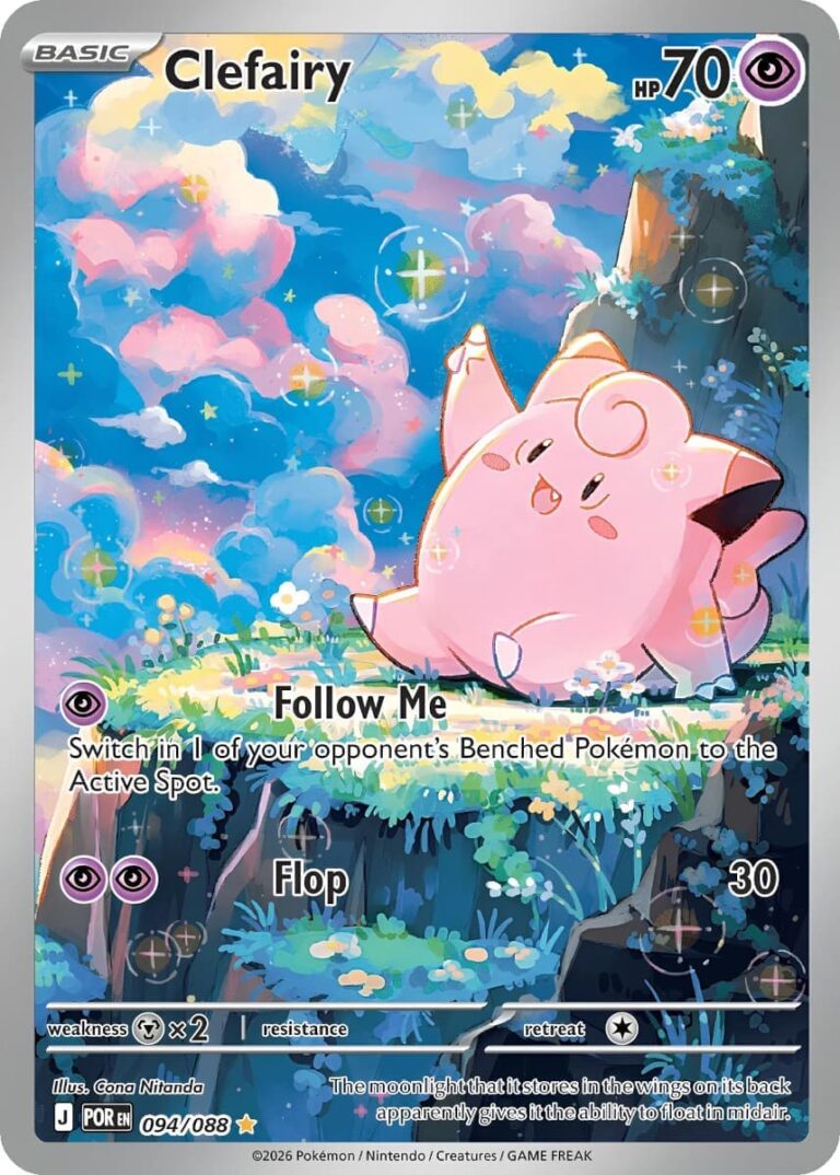 Clefairy-Piepi-094-088-Perfect-Order-Optimale-Ordnung-Illustration-Rare-Pokémon-Karte-Englisch
