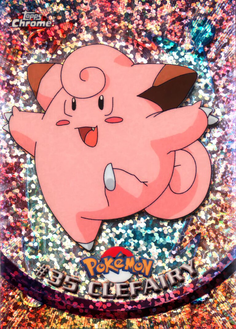 Clefairy-Piepi-Topps-Chrome-Sparkle-Pokémon-Karte-2000