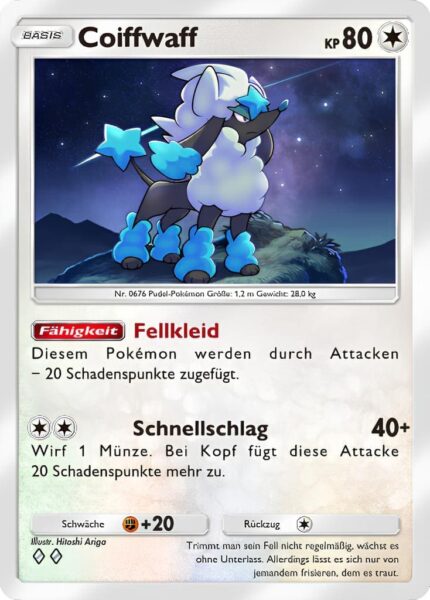 Coiffwaff-064-069-B2b-Mega-Schillern-Pokémon-TCG-Sammelkartenspiel-Pocket-Karte-Deutsch