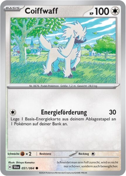 Coiffwaff_051-064_SFA-DE_Nebel-der-Sagen_Pokémon-Karte_Deutsch-TCG-Sammelkartenspiel_Karmesin-Purpur