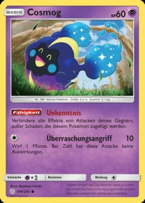 Cosmog-100-Welten-im-Wandel_Pokémon-Karte