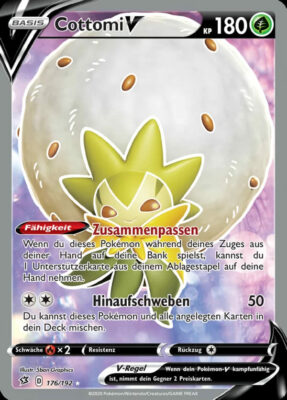 Cottomi-V-176-Clash-der-Rebellen-Pokémon-Karte