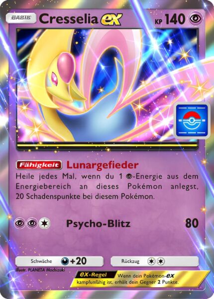 Cresselia-ex-037-P-A-Pokémon-TCG-Sammelkartenspiel-Pocket-Digitale-Promo-Karte-Deutsch