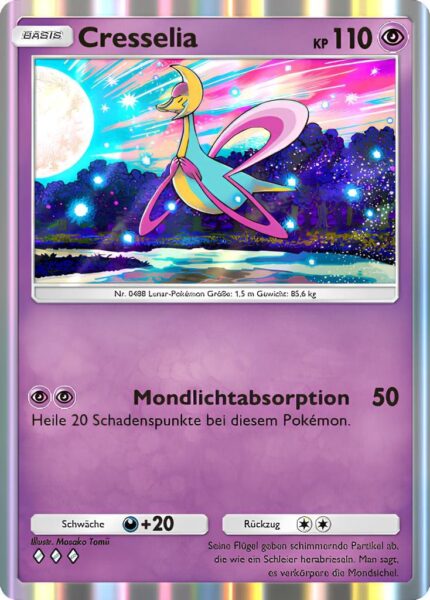 Cresselia-079-207-Kollision-von-Raum-und-Zeit-Pokémon-TCG-Sammelkartenspiel-Pocket-Karte