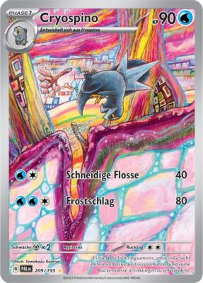 Cryospino_209-193_Entwicklungen-in-Paldea_Pokémon-Karte