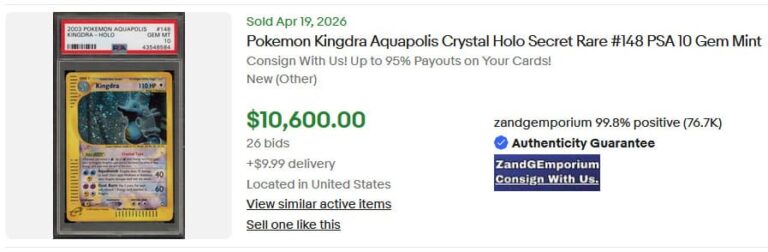 Crystal-Kingdra-Kristall-Seedraking-148-147-Aquapolis-Pokémon-Karte-Preis-Wert-April-2026