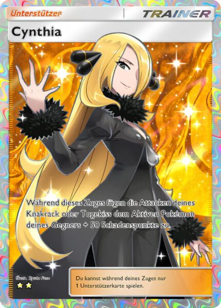 Cynthia-192-207-Kollision-von-Raum-und-Zeit-Pokémon-TCG-Sammelkartenspiel-Pocket-Full-Art-Karte