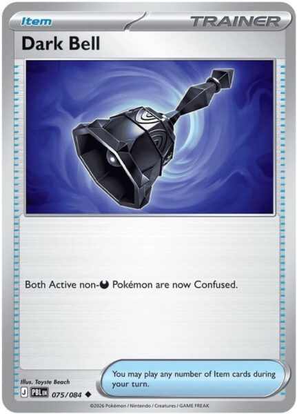 Dark-Bell-075-084-Pitch-Black-Dunkelnacht-Pokémon-Karte-Englisch