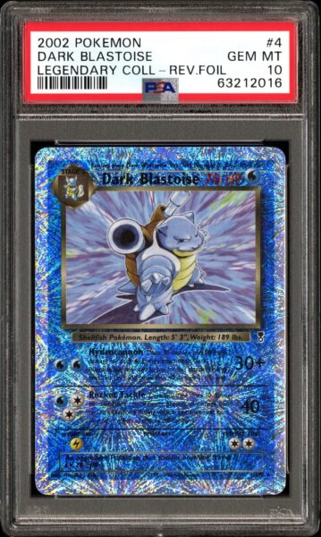 Dark-Blastoise-4-110-Legendary-Collection-Reverse-Holo-Pokémon-Card-Karte-PSA-10
