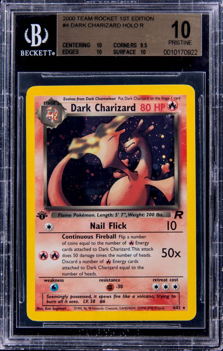 Dark-Charizard-Dunkles-Glurak-4-82-Team-Rocket-1st-Edition-Pokémon-Karte-BGS-10-Englisch