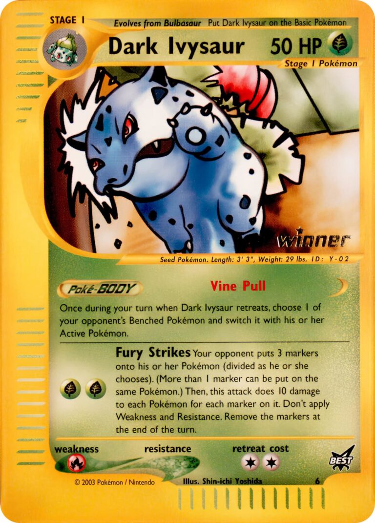 Dark-Ivysaur-Dunkles-Bisaknosp-5-Best-of-Game-Winner-Promo-Pokémon-Karte