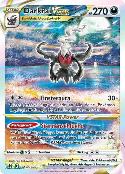 Darkrai-VSTAR-GG50-GG70-Zenit-der-Könige-Galar-Galerie-Pokémon-Karte-Deutsch