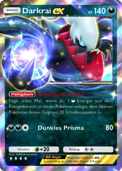 Darkrai-ex-110-207-Kollision-von-Raum-und-Zeit-Pokémon-TCG-Sammelkartenspiel-Pocket-Karte