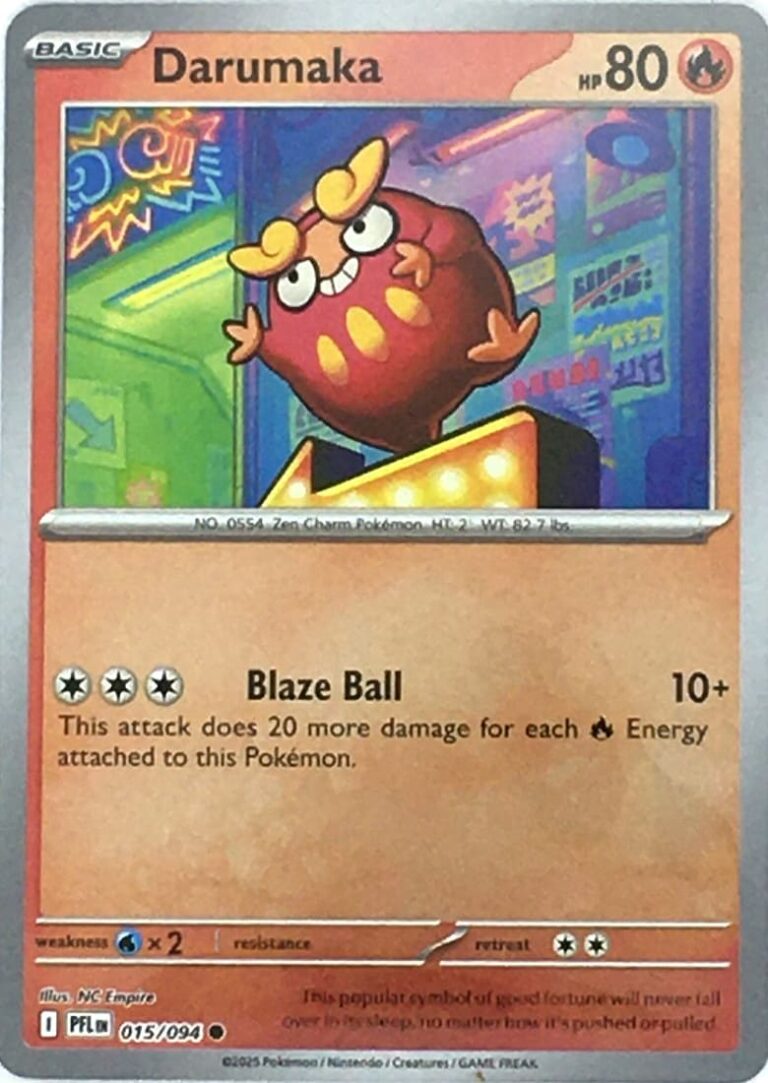 Darumaka-015-094-Phantasmal-Flames-Fatale-Flammen-Pokémon-Karte-Englisch