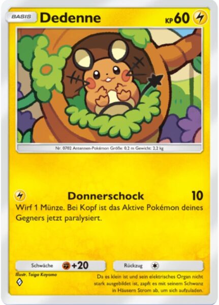 Dedenne-030-068-Pokémon-TCG-Sammelkartenspiel-Pocket-Mysteriöse-Insel-Karte-A1a