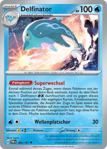 Delfinator_060-167_TWM-DE_Maskerade-im-Zwielicht_Pokémon-Karte_Deutsch