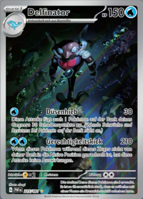 Delfinator_225-091_PAF-DE_Shiny_Schillernd_Paldeas-Schicksale_Illustration-Rare_Pokémon-Karte_Deutsch