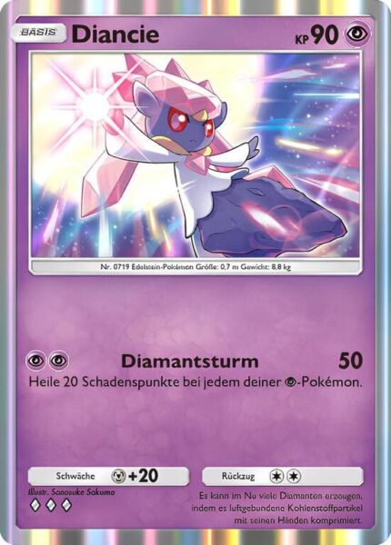Diancie-067-155-B3-Pulsierende-Aura-Pokémon-TCG-Sammelkartenspiel-Pocket-Karte-Deutsch