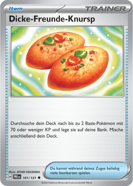 Dicke-Freunde-Knursp-101-131-Prismatische-Entwicklungen-Pokémon-Karte-Deutsch-Karmesin-Purpur-TCG-Sammelkartenspiel
