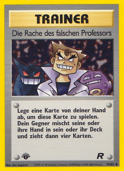 Die-Rache-des-falschen-Professors_76-82_Team-Rocket_Pokémon-Karte_Deutsch