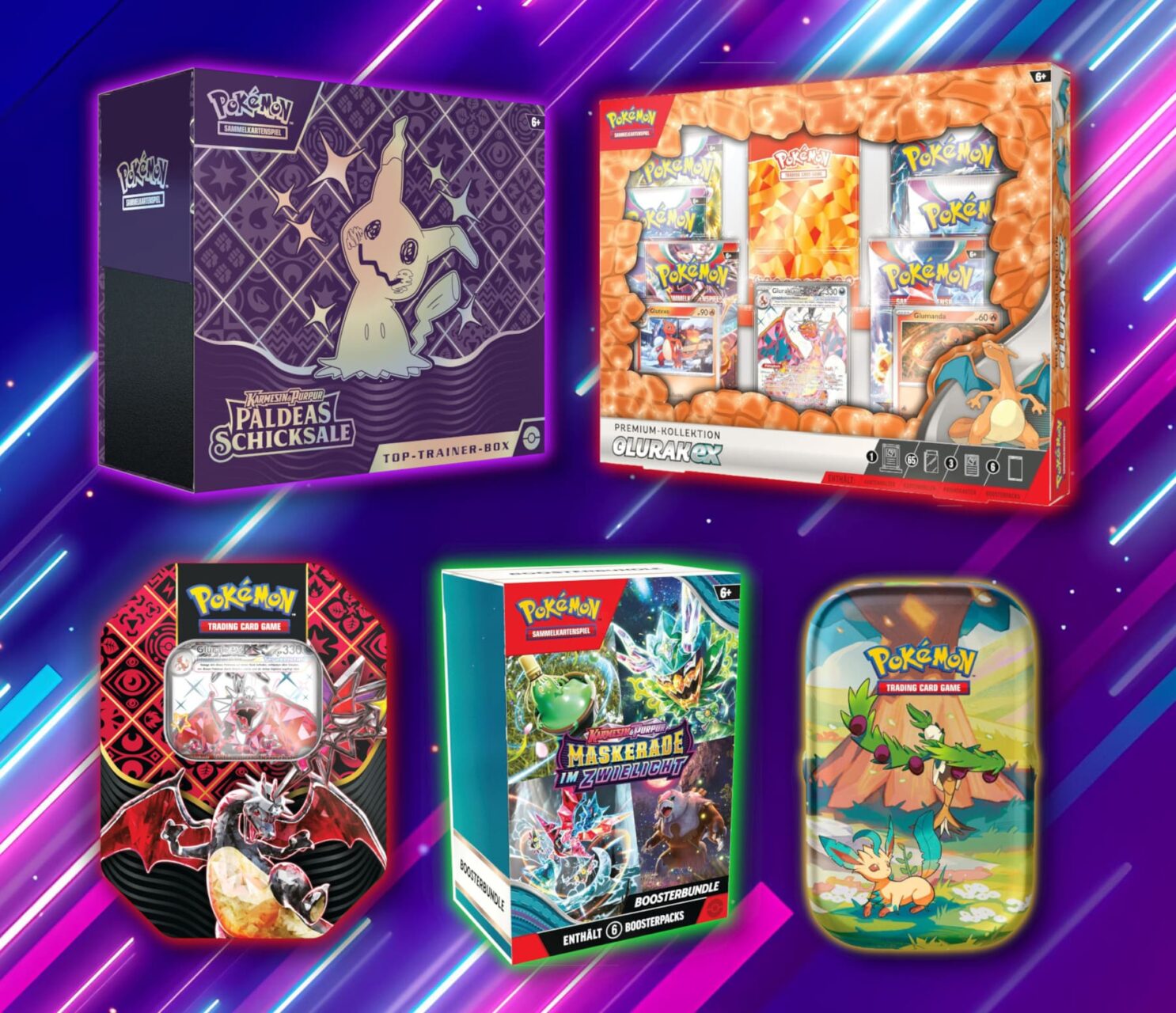 Entdecke die besten PokémonSammelkartenspielBoxen für 2024! PokeZentrum
