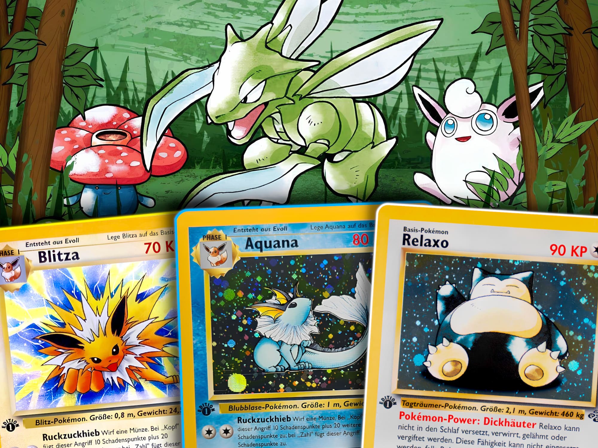 Die-wertvollsten-seltensten-Pokémon-Karten-aus-Dschungel-Jungle-1999-Rangliste-TCG-Sammelkartenspiel