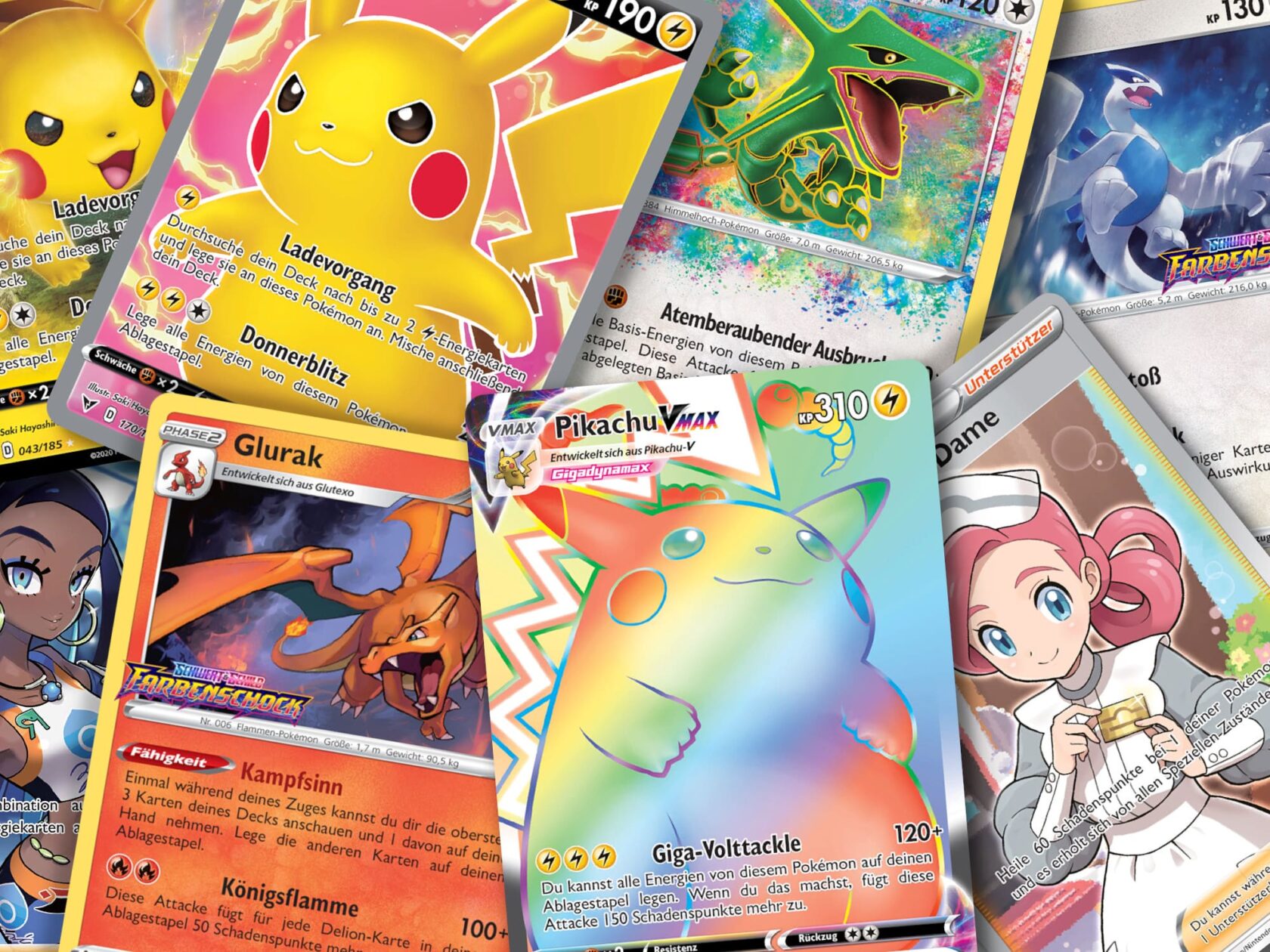 Die 10 wertvollsten PokémonKarten aus "Farbenschock"! PokeZentrum