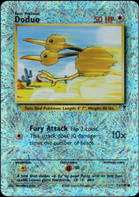 Doduo_Dodu_71-110_Legendary-Collection-Reverse-Holo_Pokémon-Karte