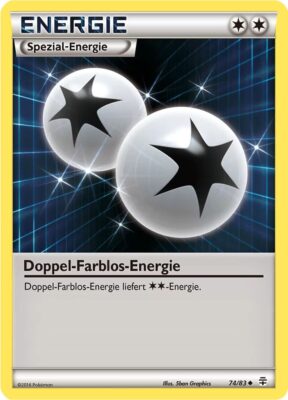 Doppel-Farblos-Energie-74-83-Generationen-Pokémon-Karte-Deutsch