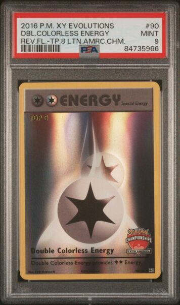 Double-Colorless-Energy_XY_Evolutions_Top-8-Championships_Pokémon-Karte_PSA-9