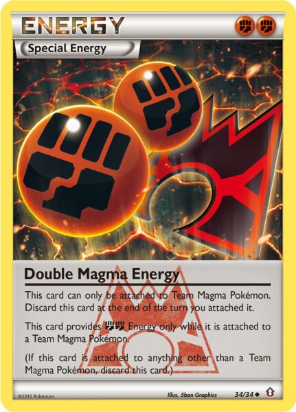 Double-Magma-Energy-34-34-Double-Crisis-Pokémon-Karte-Englisch