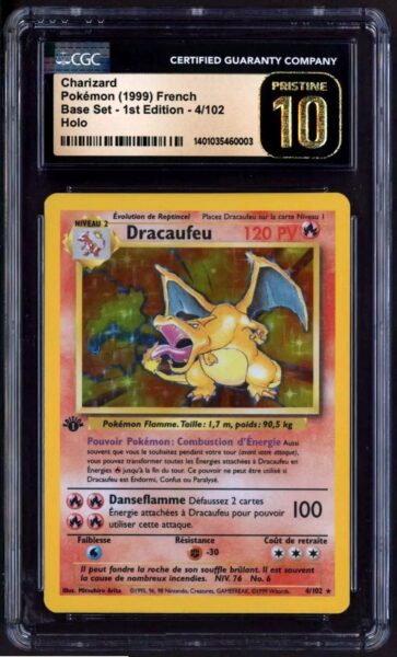 Dracafeu-4-102-Basis-Base-Set-1st-Edition-Pokémon-Karte-CGC-Pristine-10
