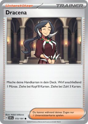 Dracena-173-191-SSP-DE-Karmesin-Purpur-Stürmische-Funken-Pokémon-Karte-Deutsch-TCG
