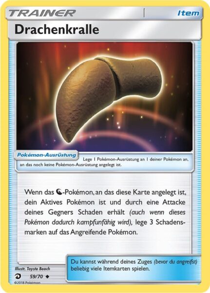 Drachenkralle-59-70-Majestät-der-Drachen-Pokémon-Karte-Deutsch-TCG-Sammelkartenspiel
