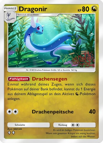 Dragonir-117-155-B4-Herrscher-der-Lüfte-Pokémon-TCG-Sammelkartenspiel-Pocket-Karte-neu