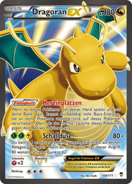 Dragoran-EX_108-111_XY-Fliegende-Fäuste_Full-Art_Vollbild_Pokémon-Karte_Deutsch