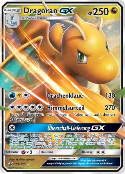 Dragoran-GX-152-236-Bund-der-Gleichgesinnten-Pokémon-Karte-Deutsch