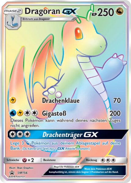 Dragoran-GX-SM156-Black-Star-Promo-Pokémon-Karte-Deutsch