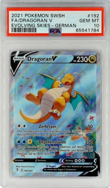 Dragoran-V_192-203_Drachenwandel_Alternate-Art_Alternativ_Full-Art_Pokémon-Karte_PSA-10_Deutsch