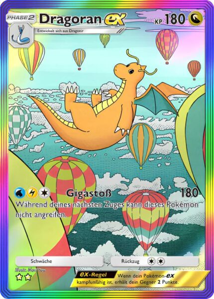 Dragoran-ex-090-069-A3b-Evoli-Hain-Pokémon-TCG-Sammelkartenspiel-Pocket-Karte-Deutsch