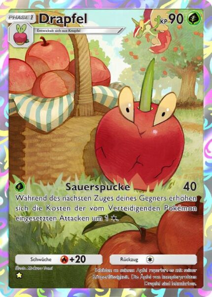 Drapfel-160-155-B3-Pulsierende-Aura-Pokémon-TCG-Sammelkartenspiel-Pocket-Karte-Deutsch