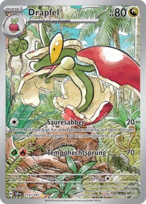 Drapfel-210-191-SSP-DE-Karmesin-Purpur-Stürmische-Funken-Illustration-Rare-Pokémon-Karte-Deutsch-TCG