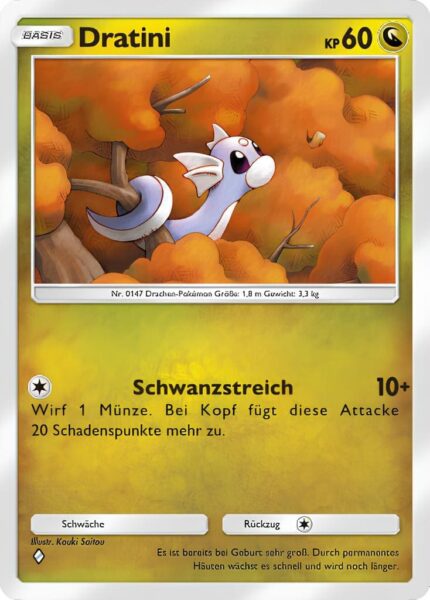 Dratini-051-069-B2b-Mega-Schillern-Pokémon-TCG-Sammelkartenspiel-Pocket-Karte-Deutsch