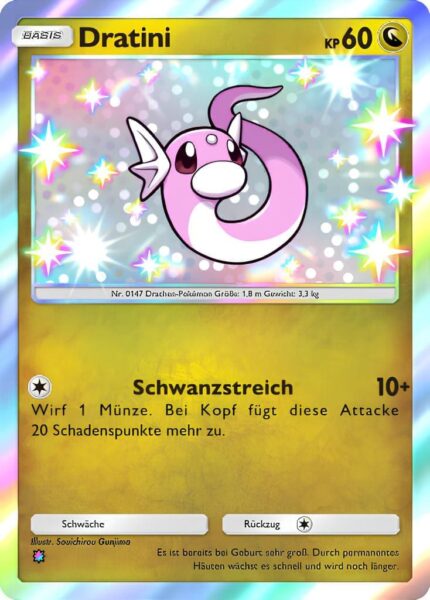 Dratini-105-069-B2b-Mega-Schillern-Pokémon-TCG-Sammelkartenspiel-Pocket-Karte-Deutsch