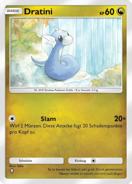 Dratini-116-155-B4-Herrscher-der-Lüfte-Pokémon-TCG-Sammelkartenspiel-Pocket-Karte-neu