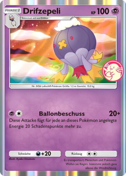 Drifzepeli-010-P-B-Promo-Karte-Pokémon-TCG-Sammelkartenspiel-Pocket-Deutsch