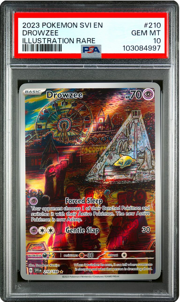Drowzee-Traumato-210-198-Scarlet-Violet-PSA-10-Pokémon-Karte-Englisch