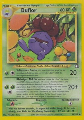 Duflor_36-111_Neo-Genesis_Pokémon-Karte_Deutsch