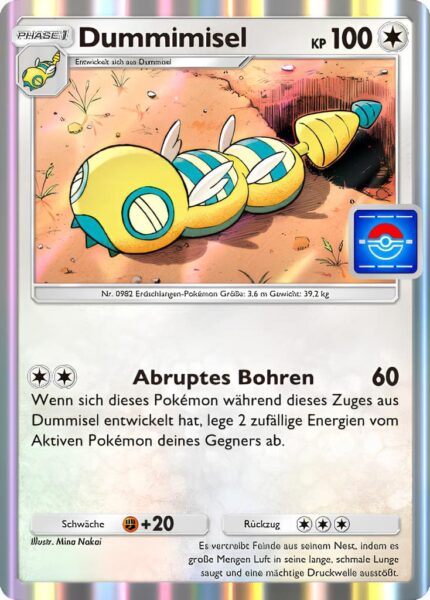 Dummimisel-068-P-B-Promo-Karte-Pokémon-TCG-Sammelkartenspiel-Pocket-Deutsch
