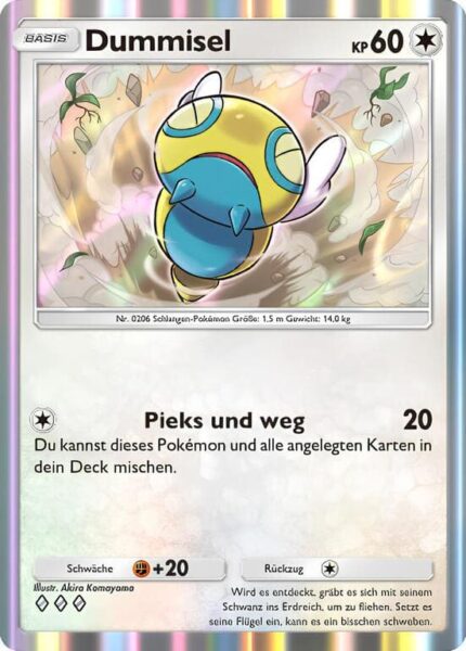 Dummisel-130-155-B3-Pulsierende-Aura-Pokémon-TCG-Sammelkartenspiel-Pocket-Karte-Deutsch